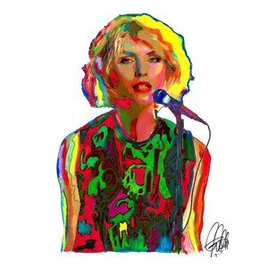 Debbie Harry Blondie Singer New Wave Music Poster Print Wall Art 8.5x11